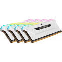 Corsair DDR4 - 32 GB -3200 - CL - 16 - Quad-Kit, RAM (white, CMH32GX4M4E3200C16W, Vengeance RGB PRO 