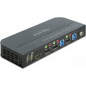 DeLOCK DisplayPort 1.4 KVM switch 8K 30 Hz with USB 3.2 Gen 1, KVM switch