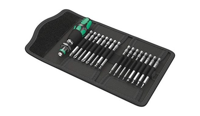 Wera Kraftform Kompakt 60 KK - Folding pouch with 89 mm long bits