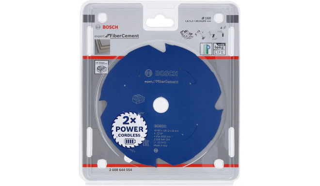 Bosch circular saw blade EfFC 160x20x1.8 / 1.2x4T - 2608644554