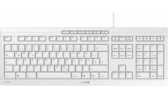 DE Layout - Cherry STREAM Keyboard white U