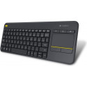 DE Layout - Logitech WL Touch Keyboard K400 Plus black U - 920-007127