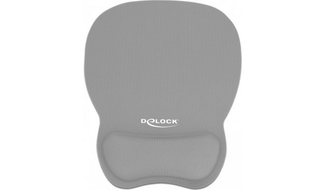 DeLOCK ergonomic mouse pad with gel wrist rest - 245x206