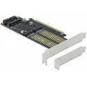 DeLOCK PCIe x16 card> 2x M.2KeyB + 1xmSATA