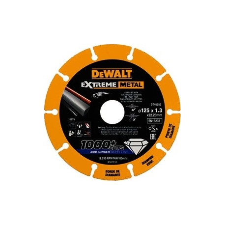 Dewalt diamond cutting disc DT40252-QZ - 125x1.3mm