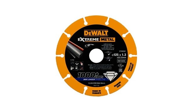 Dewalt diamond cutting disc DT40252-QZ - 125x1.3mm