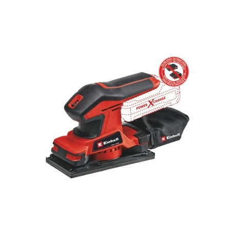 Power X-Change aku plokilihvija TC-OS 18/187 Li-Solo 18Volt ilma akuta ja laadijata, punane/must