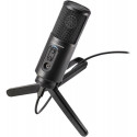 Audio Technica ATR2500x-USB capacitor micr. black - USB condenser microphone cardioid