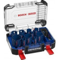 Bosch hole saw Tough material set 14 pieces - 2608900447 EXPERT RANGE