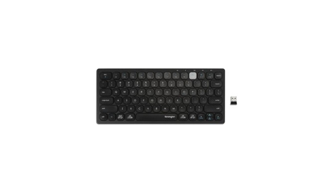 Kompakte Multi-Device Dual Wireless Tastatur (schwarz, DE-Layout)