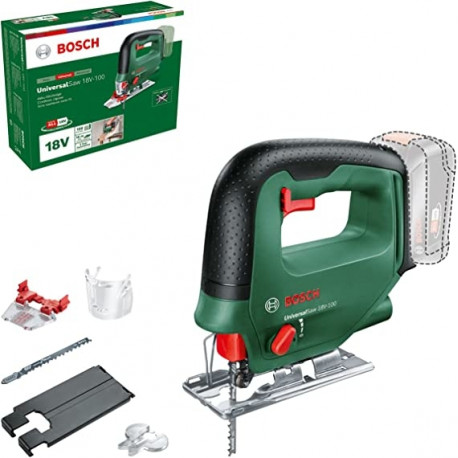 UniversalSaw akuga pistosaha 18V-100 POWER FOR ALL ALLIANCE ilma akuta ja laadijata, roheline