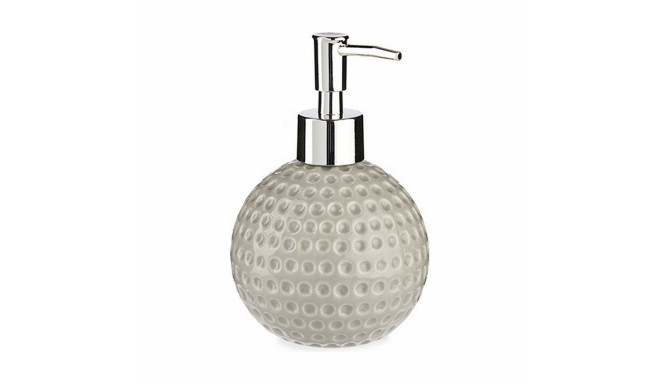 Soap Dispenser Golf Ceramic Grey Metal 12 Units (300 ml)