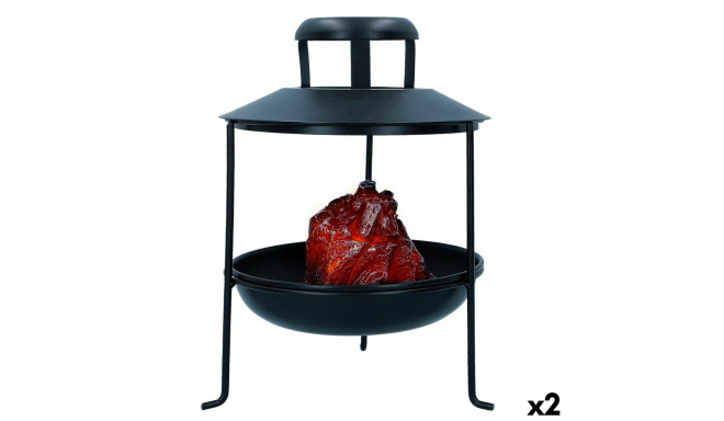 Brazier Ambients LED Light Charcoal Ornamental 22 x 30 x 22 cm (2 Units)