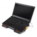 Deltaco GAM-072 notebook cooling pad 1300 RPM Black, Orange