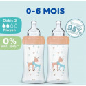 Set of baby's bottles Dodie 3 uds