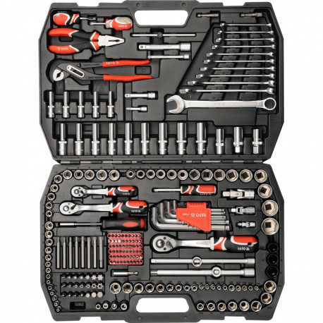 Tööriistakomplekt 1/4" 1/2" 3/8" (224 tk.) YT-38941 YATO