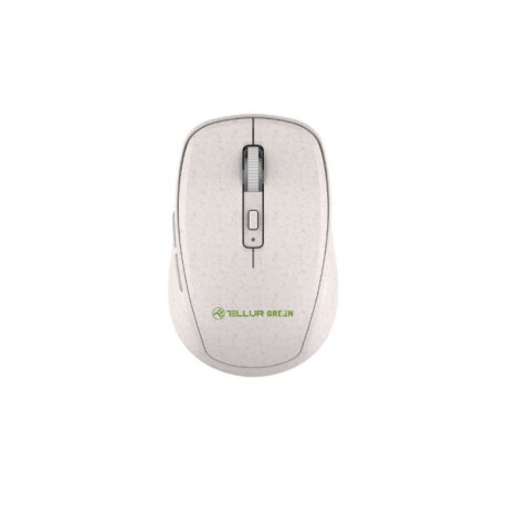 Tellur Green Wireless Mouse Nano Reciever Creame