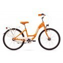 City bicycle for girls 13 S ROMET PANDA 24" lux orange