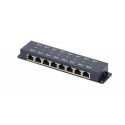 Extralink POE INJECTOR 8 PORT - 8-Port Fast Ethernet 24 V