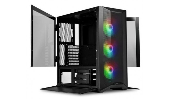 Lian Li Lancool II Mesh RGB Midi Tower Black, Transparent