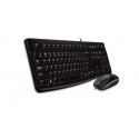 LOGITECH MK120 corded Desktop black USB - EER