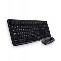 LOGITECH MK120 corded Desktop black USB - EER