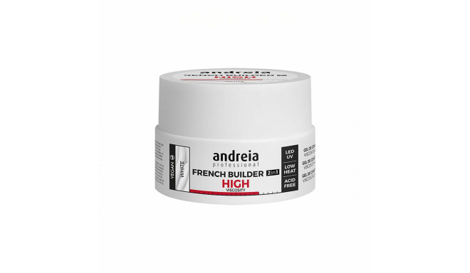 Гель-лак для ногтей French Builder High Viscosity Andreia 0BGFW22 Белый (22 g)