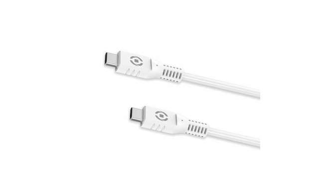 Cable USB C Celly USBCUSBCWH White 1 m