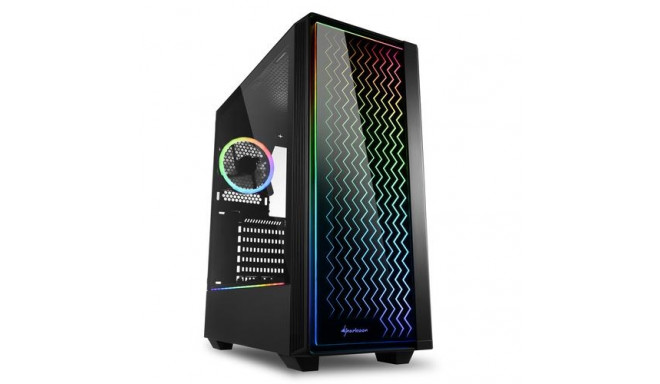 Sharkoon RGB LIT 200 Midi Tower Black