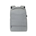 Rivacase 8363 notebook case 39.6 cm (15.6") Backpack Grey