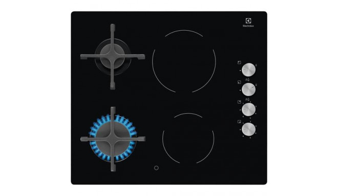 Electrolux EGE6172NOK hob Black Built-in 60 cm Combi 4 zone(s)