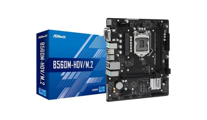 ASRock graphics card B560M-HDV/M.2 Intel B560 LGA 1200 (H5) micro ATX
