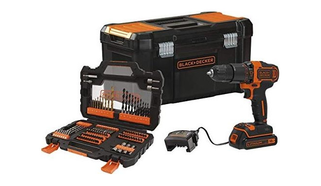 BLACK + DECKER cordless hammer drill BDCHD18S1KA, 18Volt