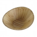 Bowl DKD Home Decor Natural Bamboo 24,6 x 22,5 x 9,5 cm