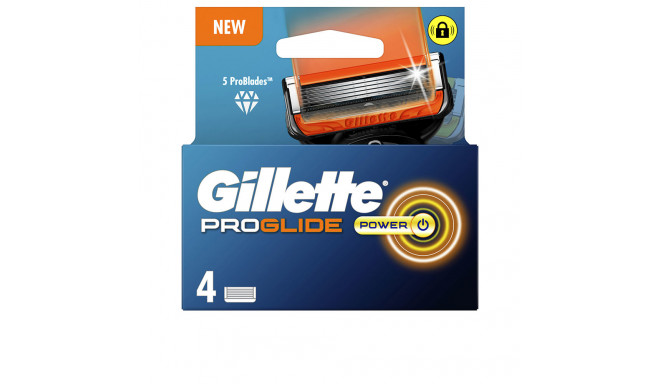 GILLETTE FUSION PROGLIDE POWER cargador 4 recambios