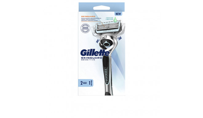 GILLETTE SKINGUARD SENSITIVE máquina + 2 recambios