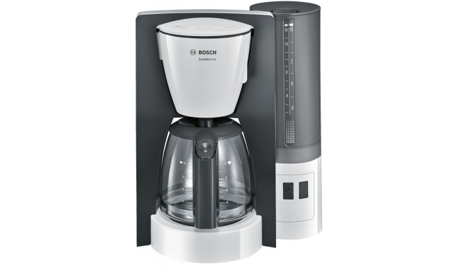 Bosch filter coffee machine TKA6A041 ComfortLine, white/grey