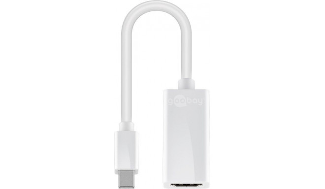 Goobay Mini DisplayPort/HDMI adapter cable 1.1 51729 White, HDMI female (Type A), Mini DisplayPort m