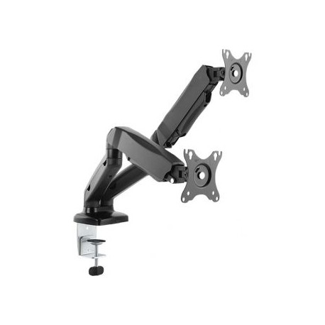 Raidsonic ICY BOX IB-MS304-T, Monitor stand with desk mounted base, for two screens, size up to 27''