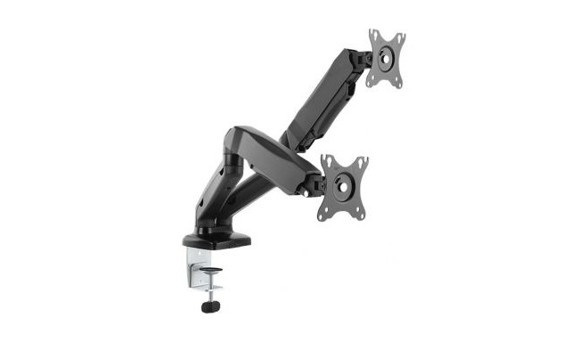 Raidsonic ICY BOX IB-MS304-T, Monitor stand with desk mounted base, for two screens, size up to 27''