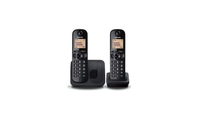 Panasonic Cordless KX-TGC212FXB Black