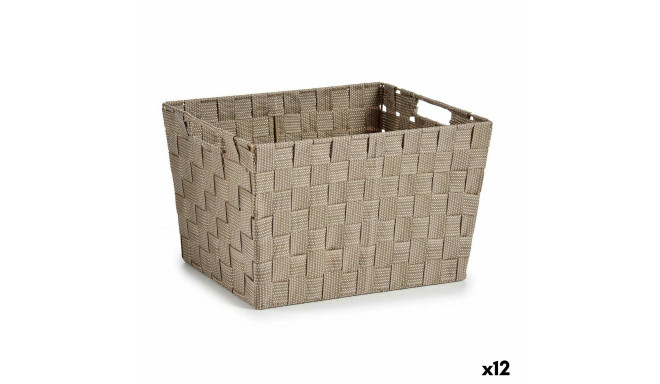 Veļas Grozs Bēšs Drāna 10 L 25 x 20 x 35,5 cm (12 gb.)