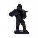 Dekoratiivkuju Gorilla Viiul Must 17 x 41 x 30 cm (3 Ühikut)