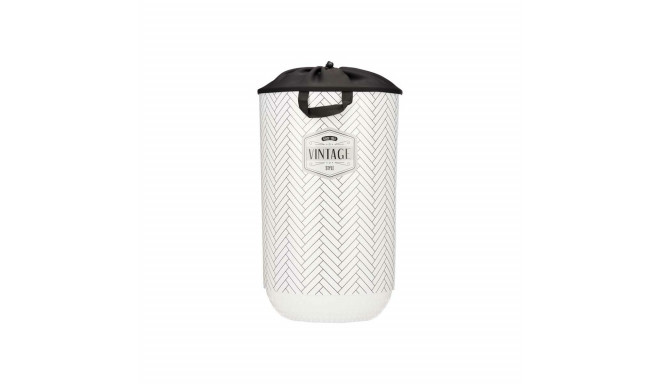 Veļas Grozs Kipit Vintage Balts Plastmasa 40 L 34 x 52,5 x 34 cm (4 gb.)
