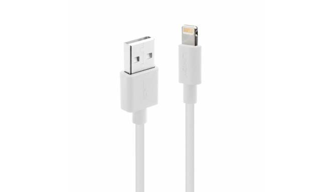USB-Lightning Kaabel LINDY 31327 2 m Valge