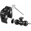 SMALLRIG 1138 DOUBLE BALLHEAD W/CLAMP & 1/4" SCREW