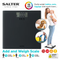 Salter SA00300 GGFEU16 Add and Weigh Scale Black