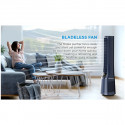 Bladeless Fan & air purifier, Smart WiFi, digital with IOT and remote, H13 HEPA filter, 10 speeds, w