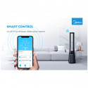 Bladeless Fan & air purifier, Smart WiFi, digital with IOT and remote, H13 HEPA filter, 10 speeds, w