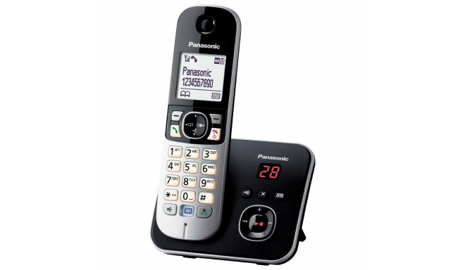 Juhtmevaba Telefon Panasonic KX-TG6821FRB Must Hall